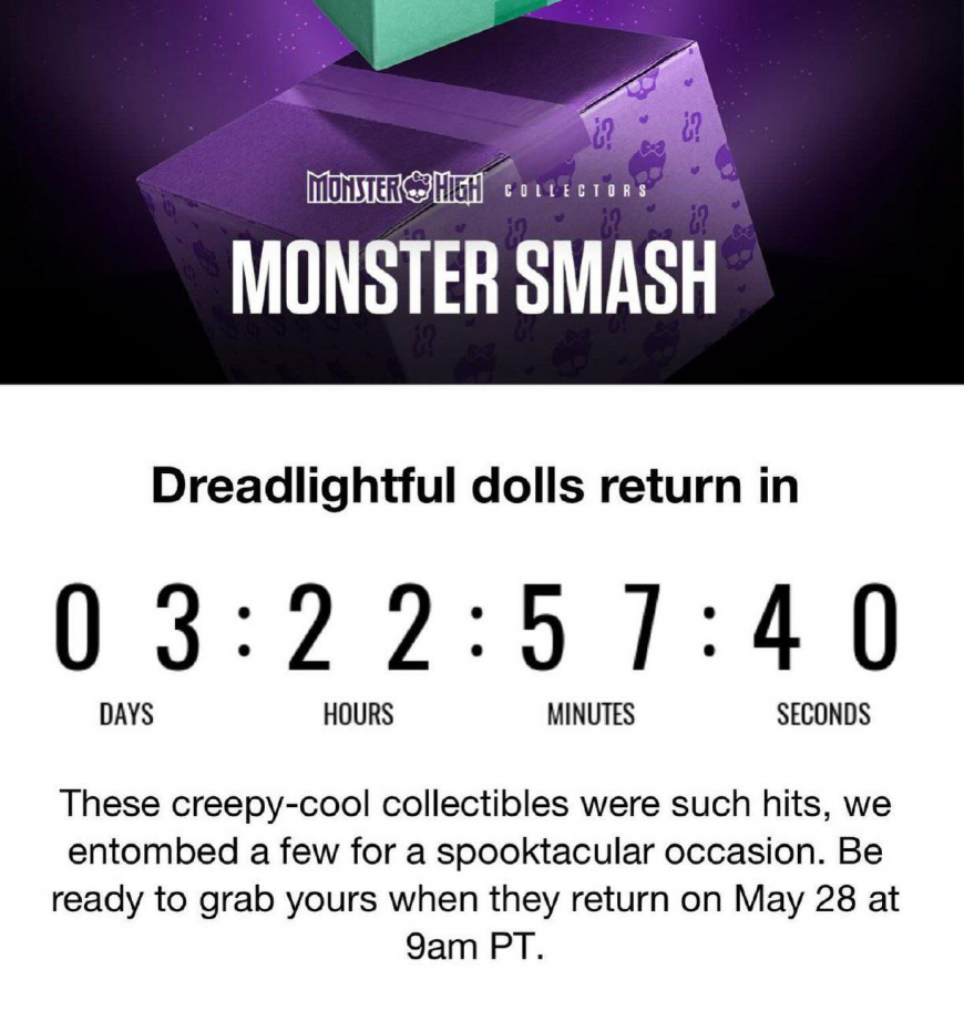 Some old Monster High exclusives will once again be available to Fang club members on Mattelcreations
