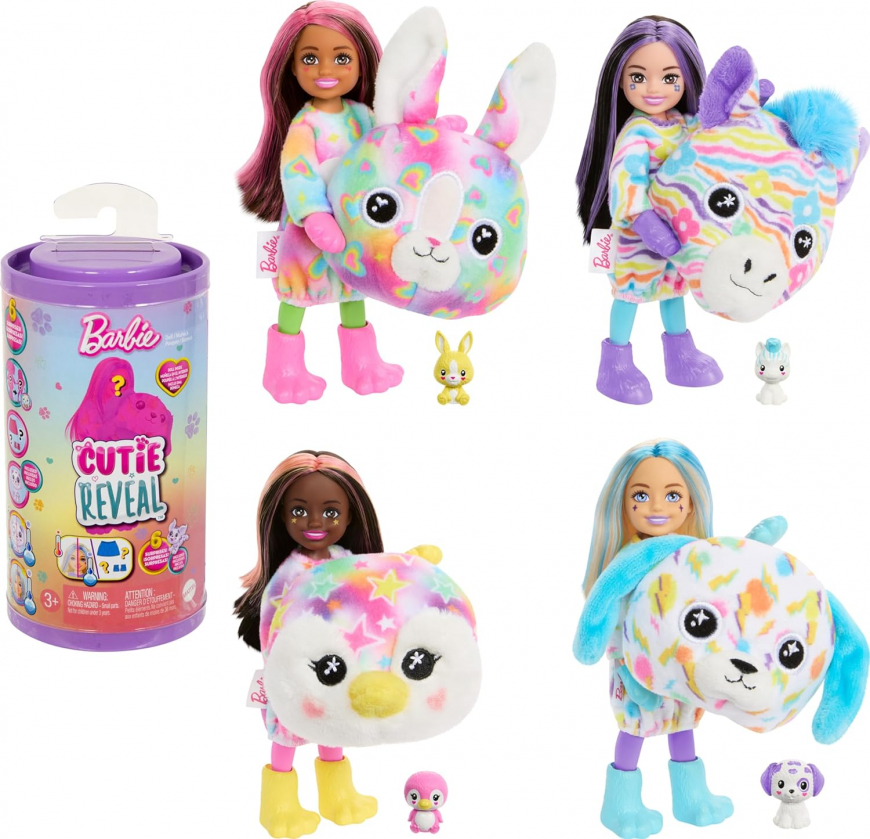 Barbie Chelsea Cutie Reveal Color Dreams dolls 2024