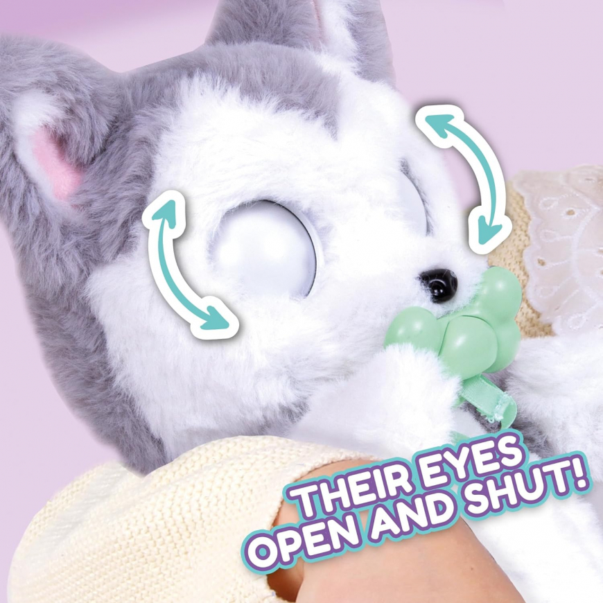 IMC Toys Baby Paws - Siberian Husky Puppy with Carrier