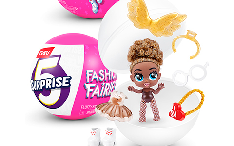 5 Surprise Fashion Fairies Series 1 dolls