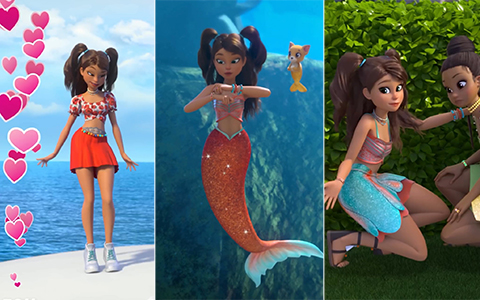 Mermaid Magic pictures with Sasha