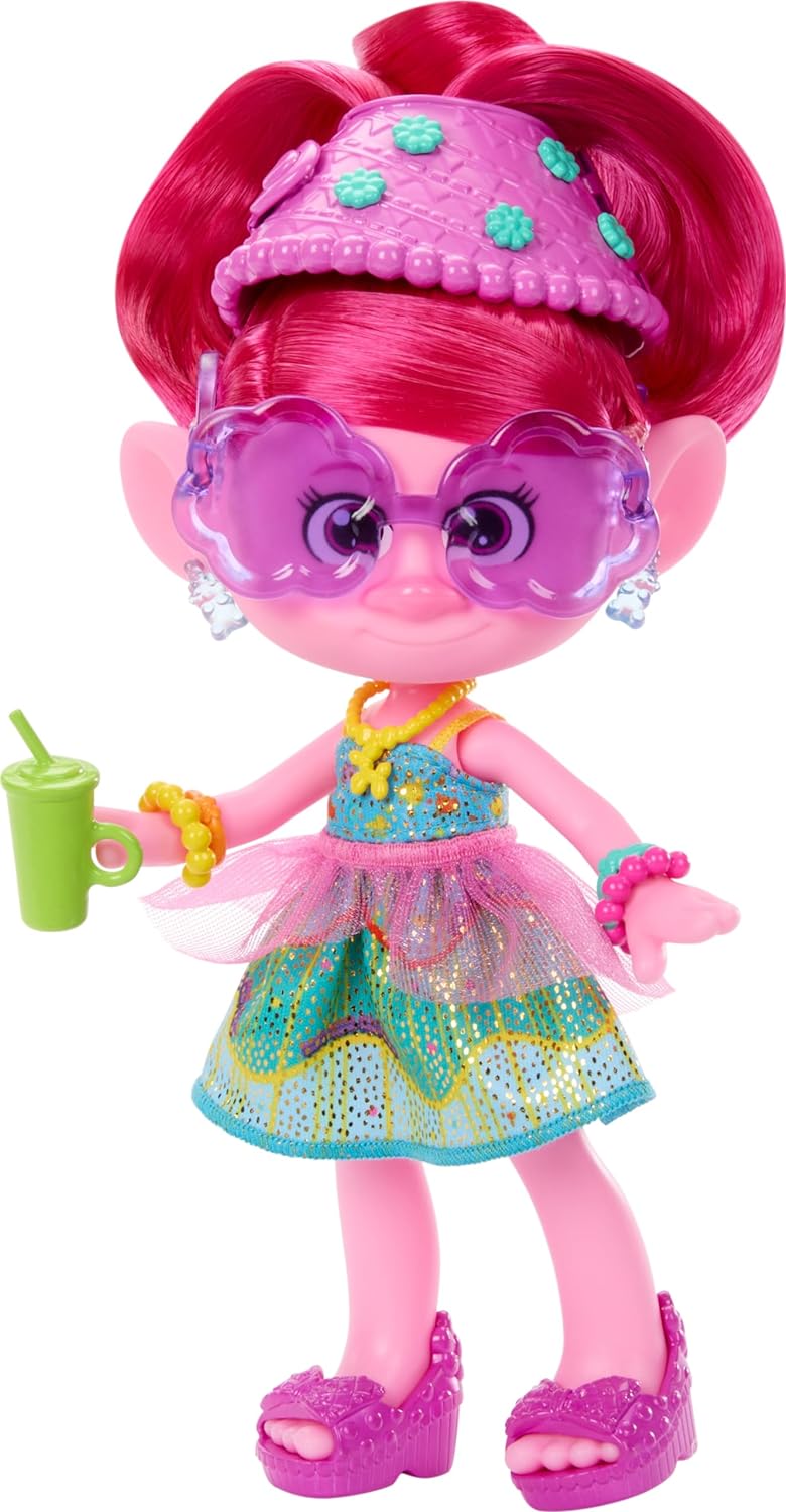 Mattel Trolls Fun Fair Surprise Poppy deluxe fashion doll