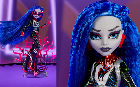 Monster High Comic Con 2024 exclusive DeadFast Ghoulia Yelps collector doll