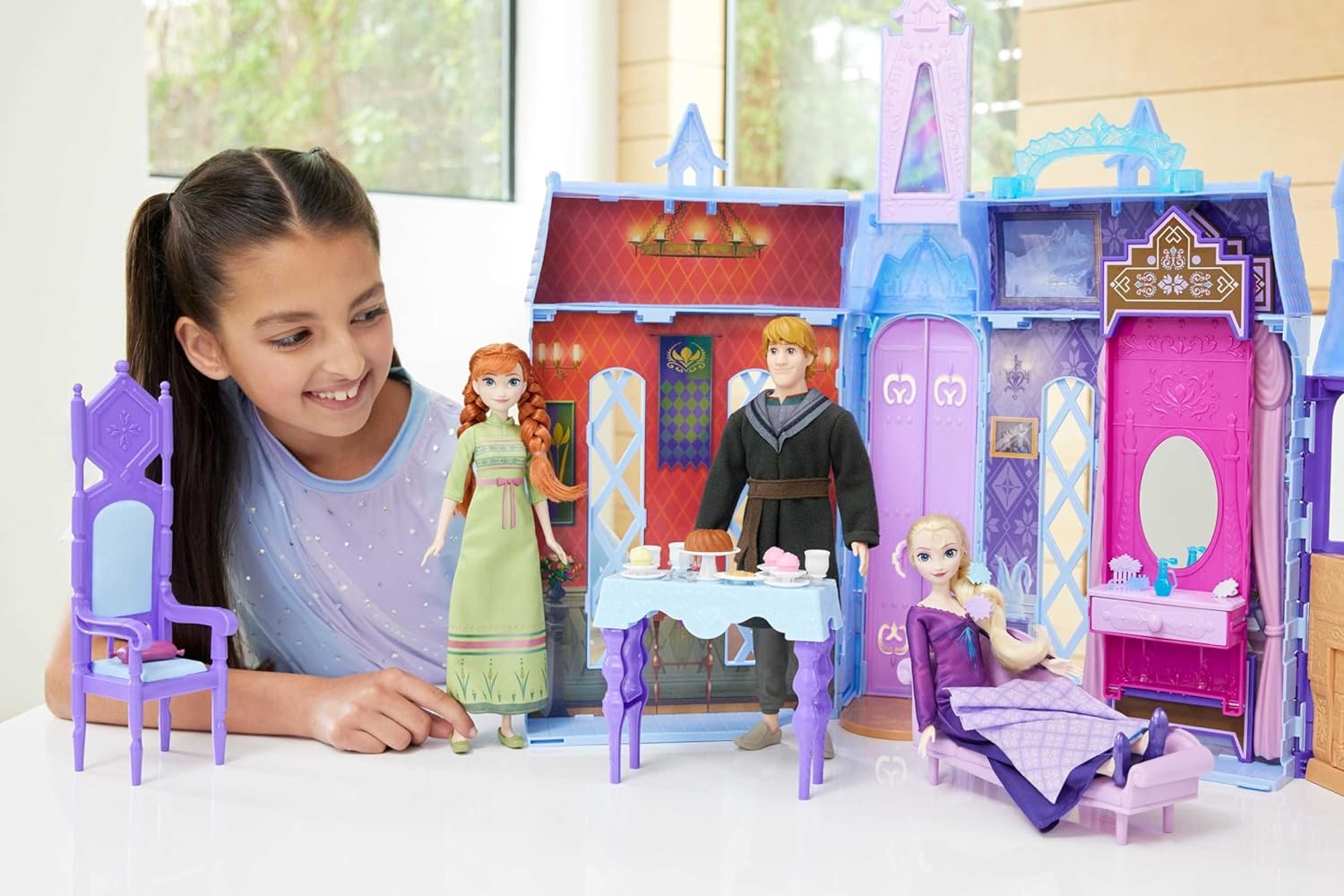 Frozen 2 barbie house best sale