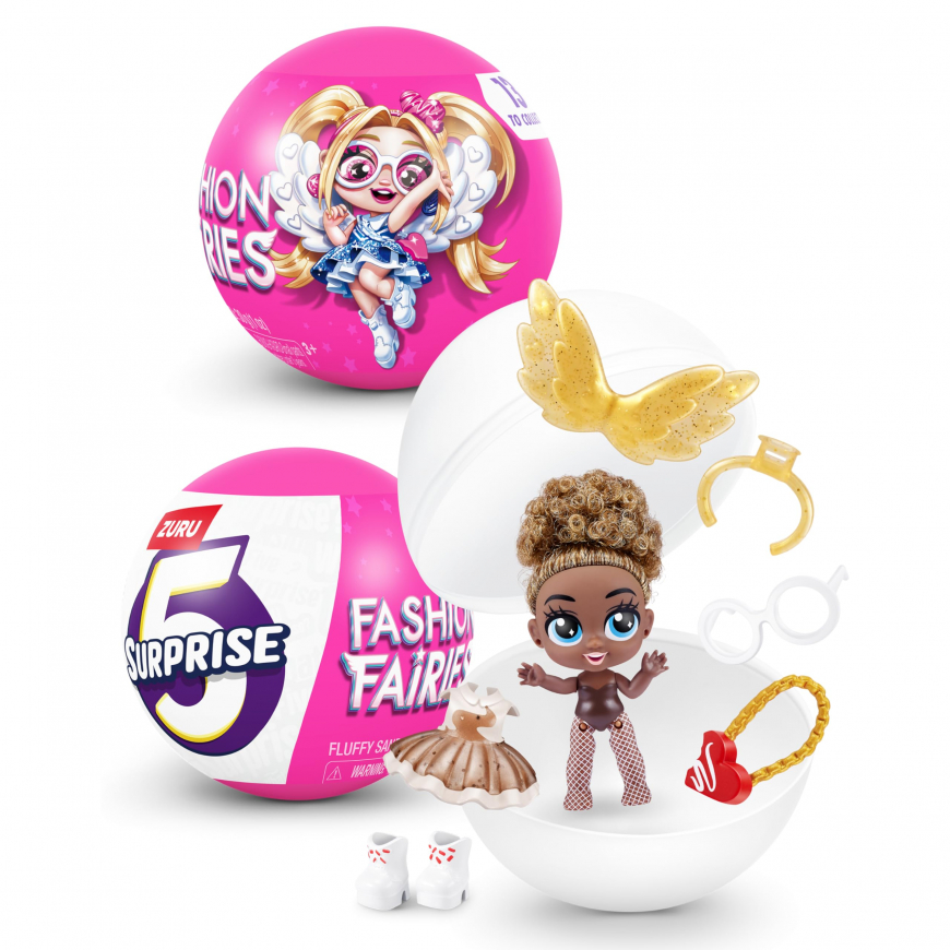 5 Surprise Fashion Fairies Series 1 dolls