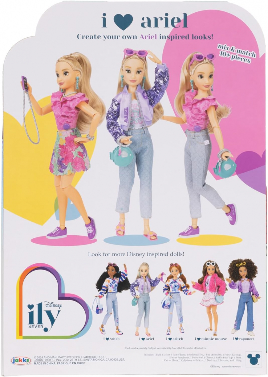 Disney ily 4EVER i love Ariel doll (blonde hair) 2024