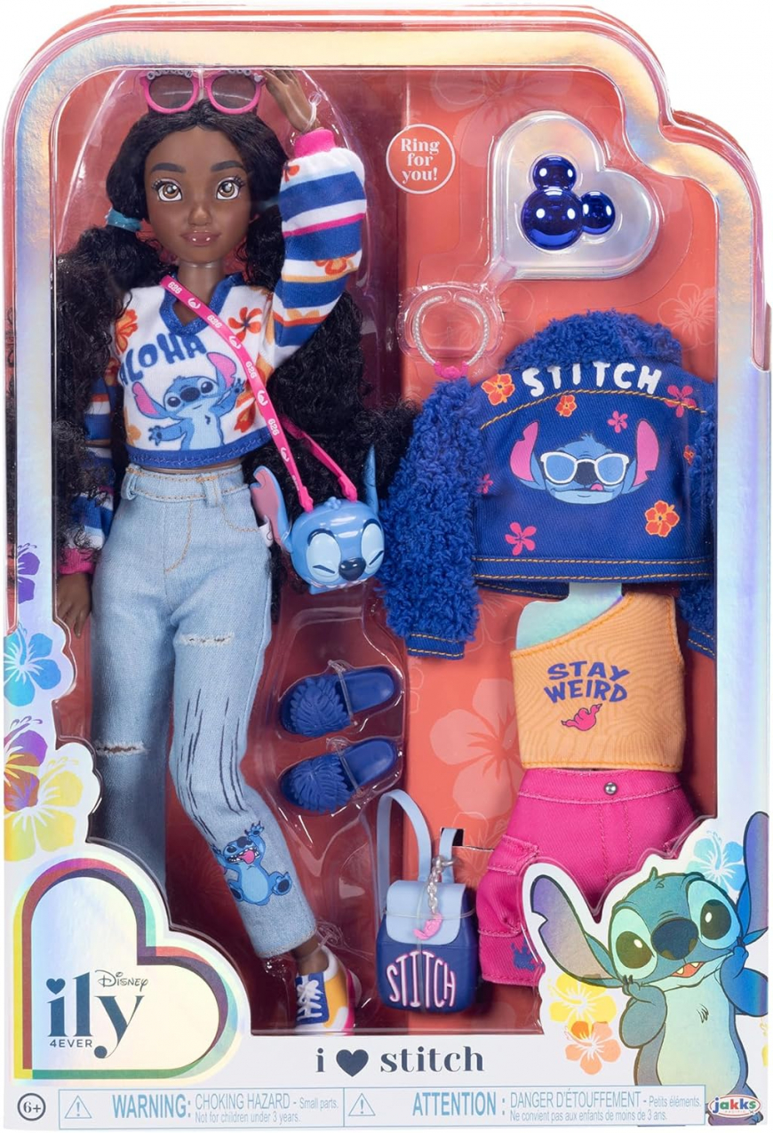 Disney ily 4EVER i love Stitch doll AA