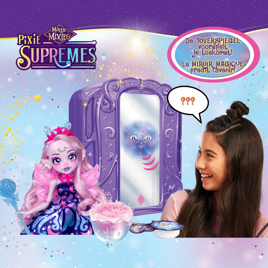 Magic Mixies Pixie Supremes fashion doll Magic Mirror set