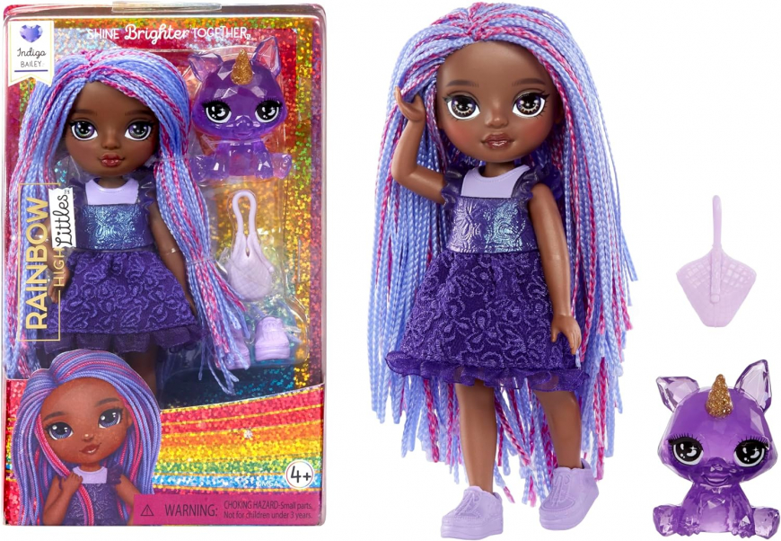 Rainbow High Littles Indigo Bailey doll