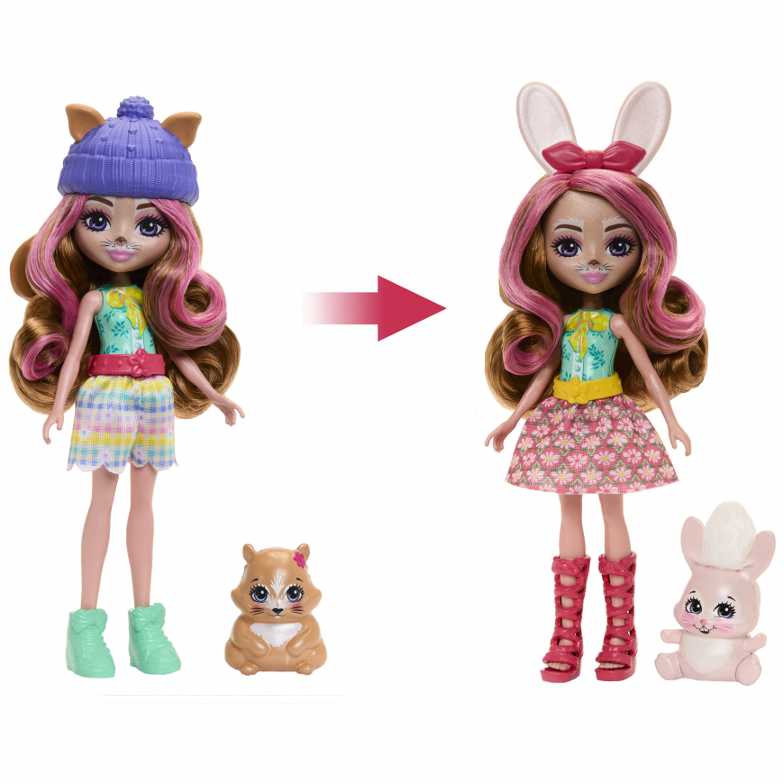 Enchantimals 2-in-1 Doll Bunny & Squirrel