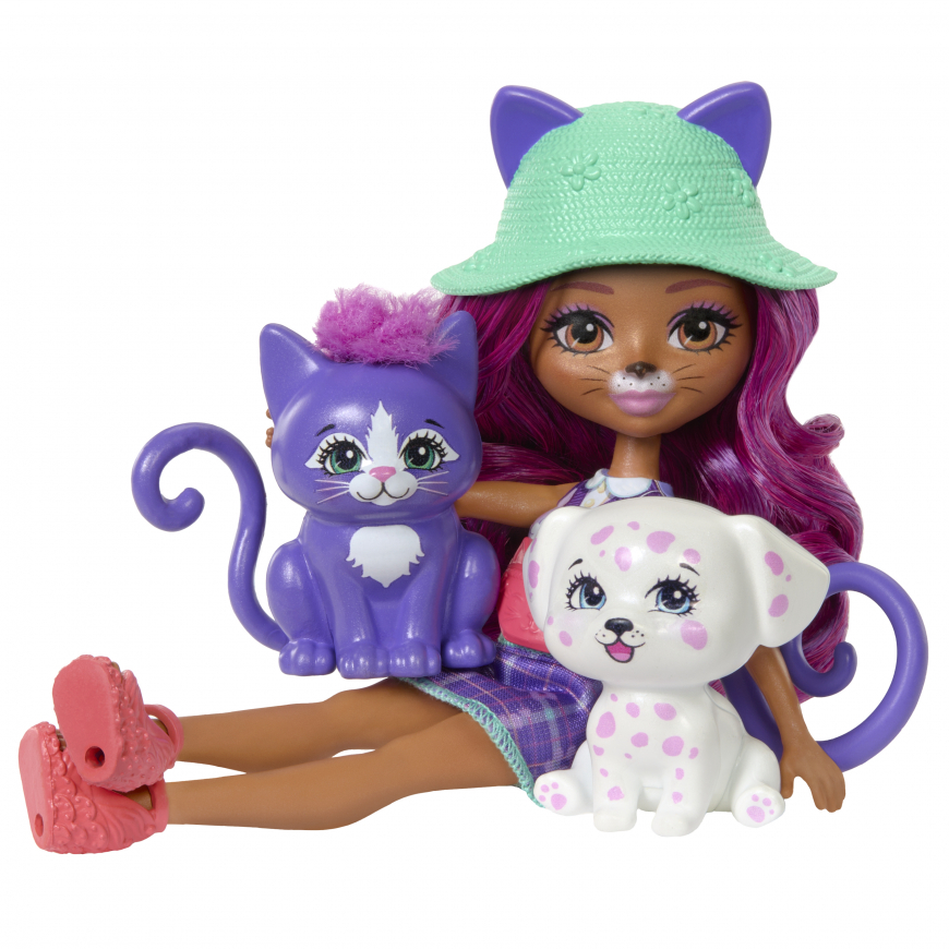 Enchantimals 2-in-1 Doll Cat & Dog