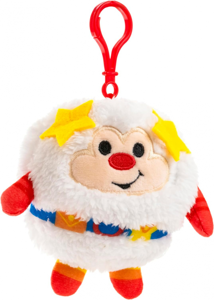 Rainbow Brite 4-Pack Set with Rainbow Brite, Twink, Starlite & Puppy Brite 4-inch Plush Backpack Clips