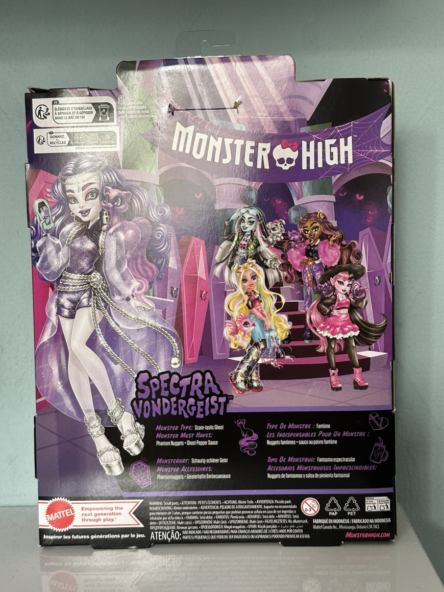 New Monster High Spectra G3 doll