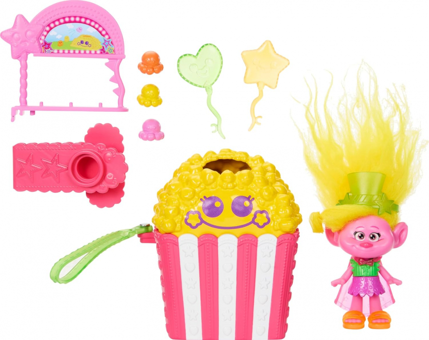 Mattel Trolls Fun Fair Surprise FairFest Vida Popcorn set