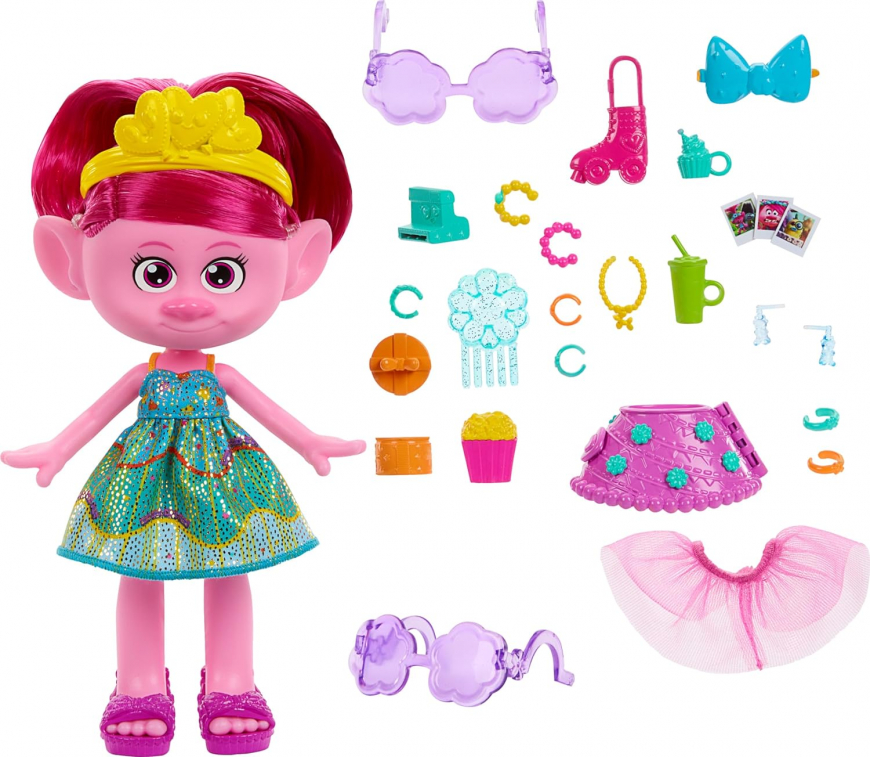 Mattel Trolls Fun Fair Surprise Poppy deluxe fashion doll