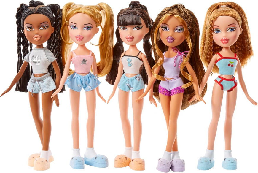 Bratz Slumber Party dolls 2024 Yasmin, Cloe, Sasha, Jade, and Meygan re-release