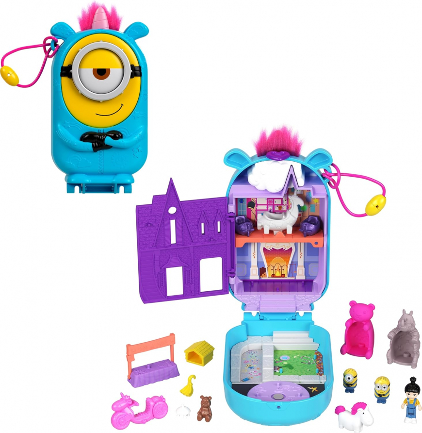 Polly Pocket x Minions compact