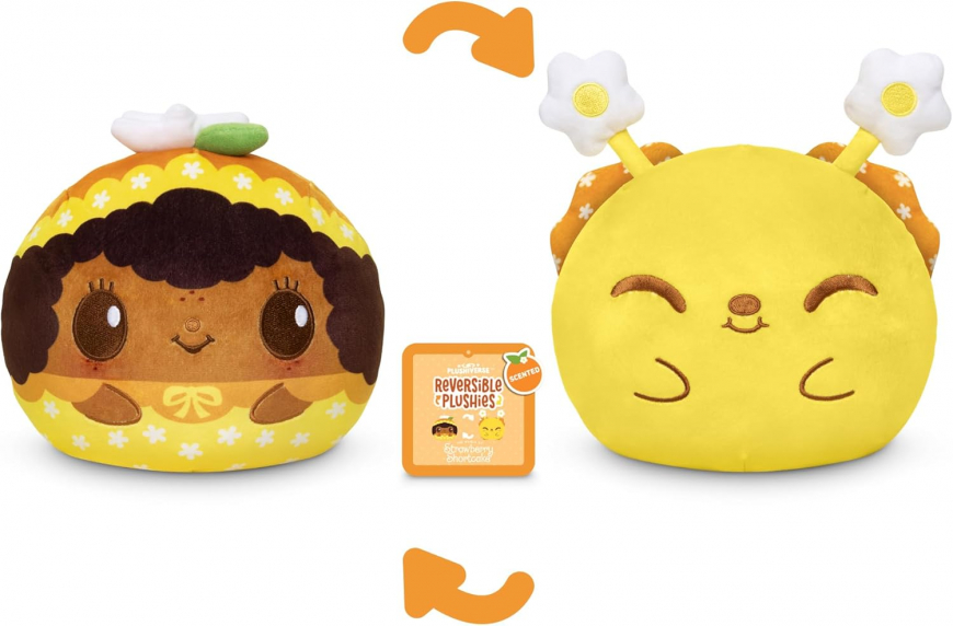 Teeturtle scented Reversible Plushe - Orange Blossom and Marmalade