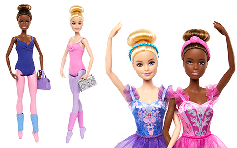 Barbie Ballet Room doll set with 2 dolls