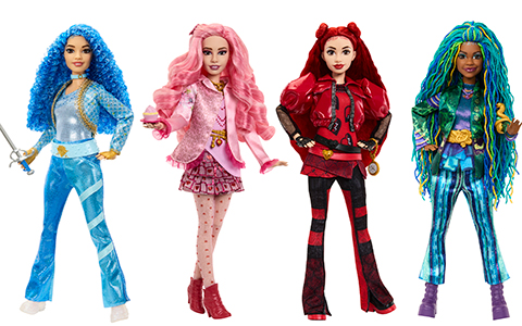 Disney Descendants The Rise of Red dolls