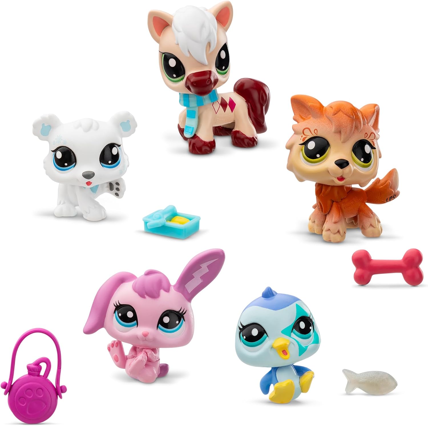 New Littlest Pet Shop Winter Theme Collector 5 Pack YouLoveIt