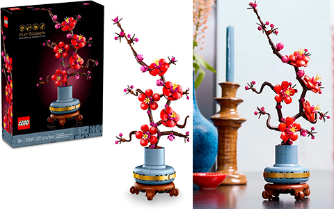 LEGO Icons Plum Blossom Flower Decor