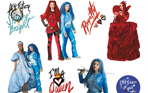 Disney Descendants The Rise of Red Sheet Stickers