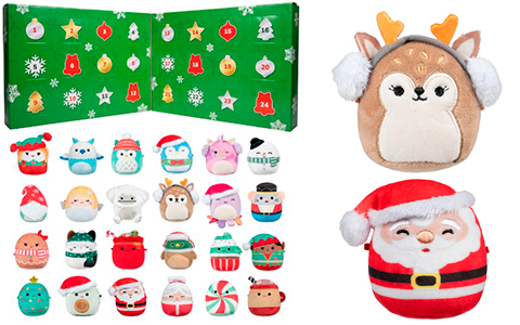 Squishmallows Original 24-Day Micromallows Holiday Advent Calendar
