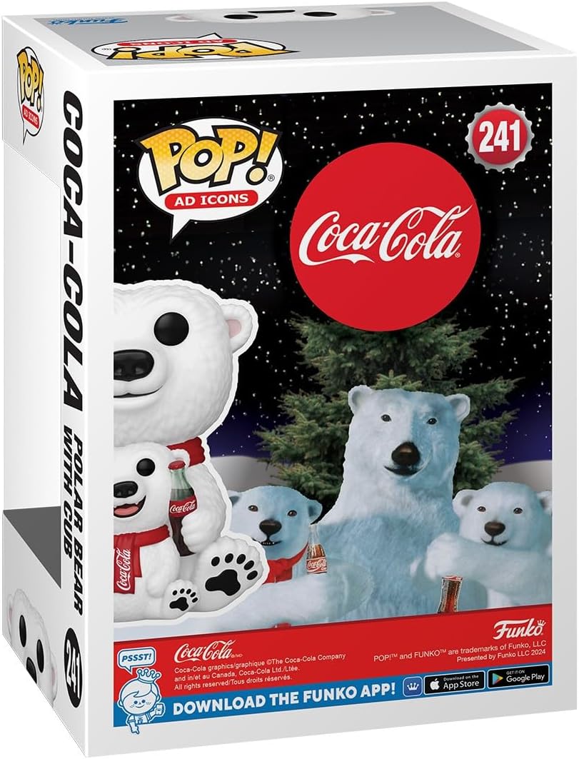 Funko Pop Coca-Cola Polar Bear with Cub figure