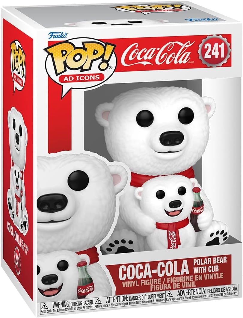 Funko Pop Coca-Cola Polar Bear with Cub figure