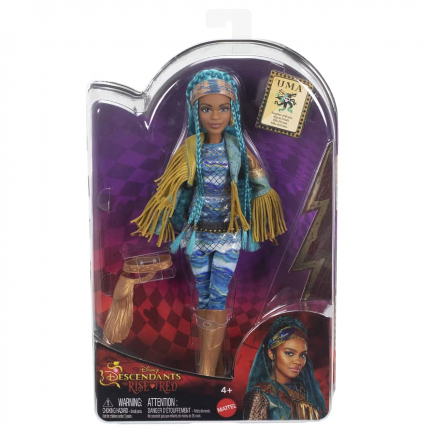 Disney Descendants 4 The Rise of Red Uma doll