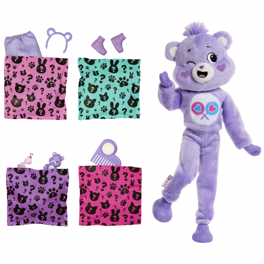 Barbie Cutie Reveal Care Bears dolls Share Bear doll