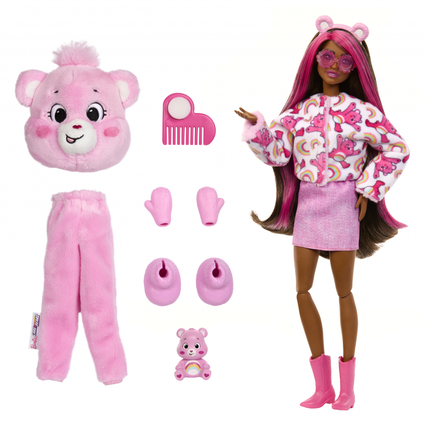 Barbie Cutie Reveal Care Bears dolls Cheer Bear doll