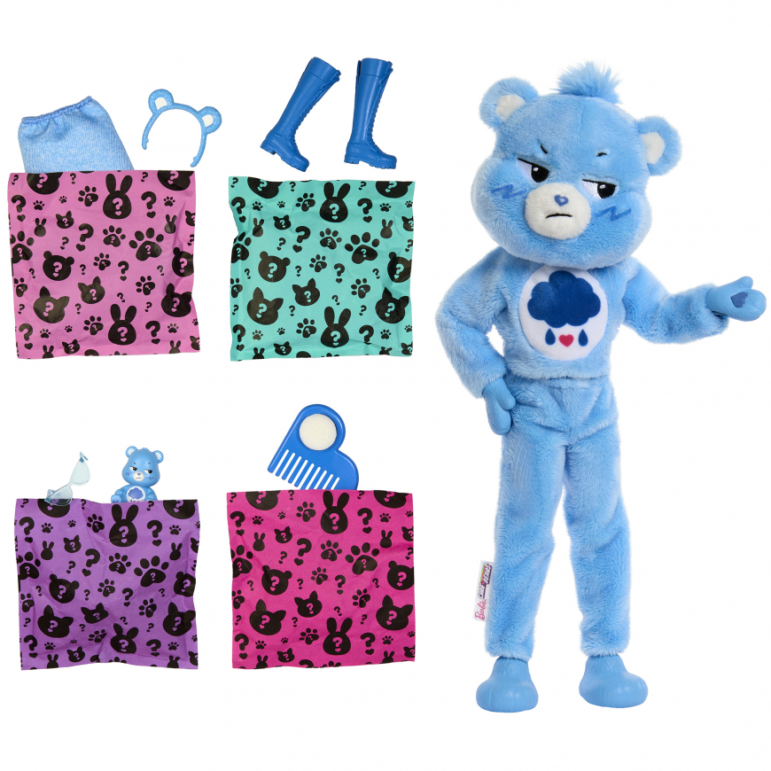Barbie Cutie Reveal Care Bears dolls Grumpy Bear doll