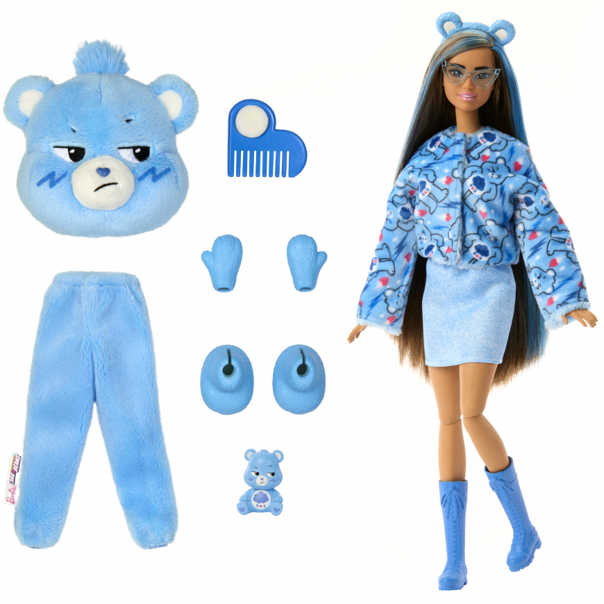 Barbie Cutie Reveal Care Bears dolls Grumpy Bear doll