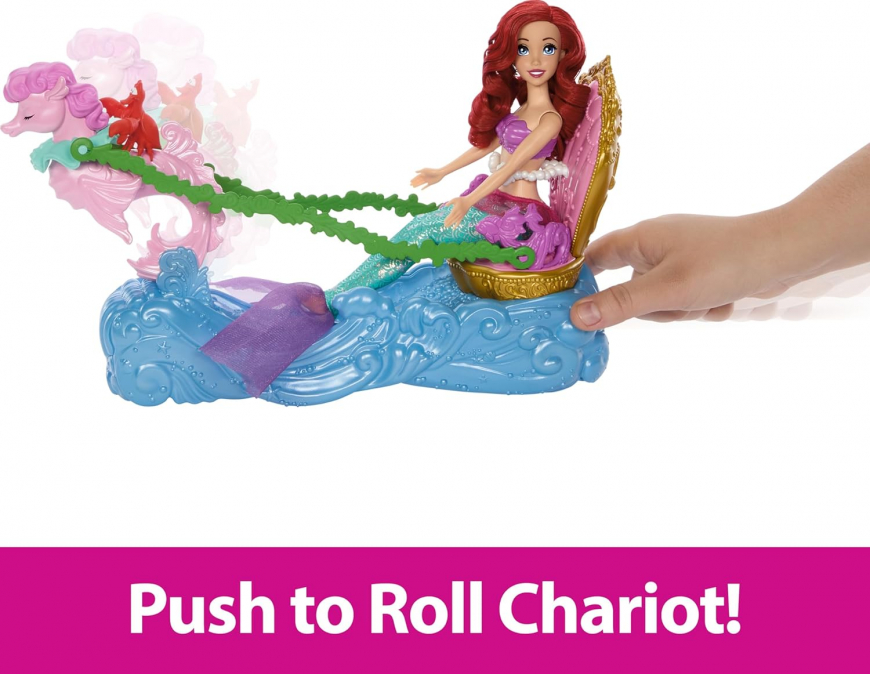 Mattel Disney Princess Ariel's Chariot playset with doll