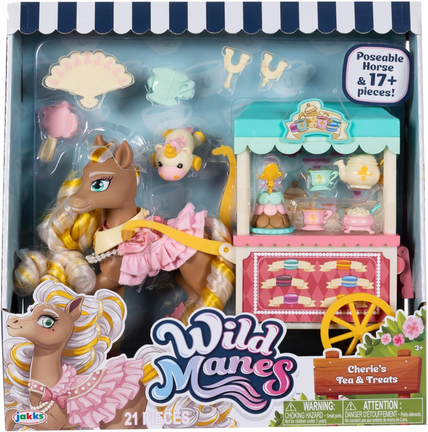 Wild Manes Cherie’s Tea and Treats Cart Playset