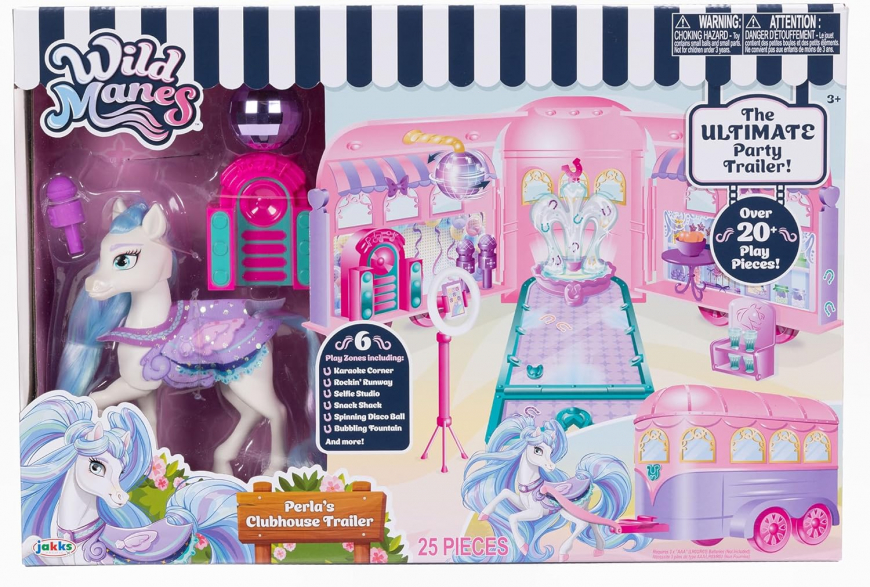 Wild Manes Perla's Clubhouse Trailer Playset