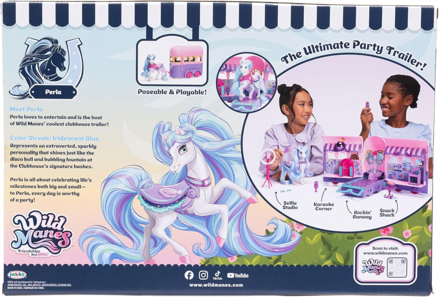 Wild Manes Perla's Clubhouse Trailer Playset