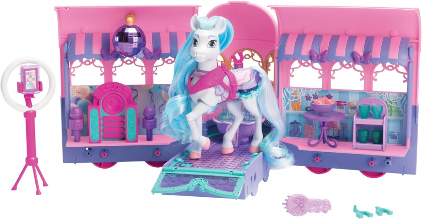 Wild Manes Perla's Clubhouse Trailer Playset