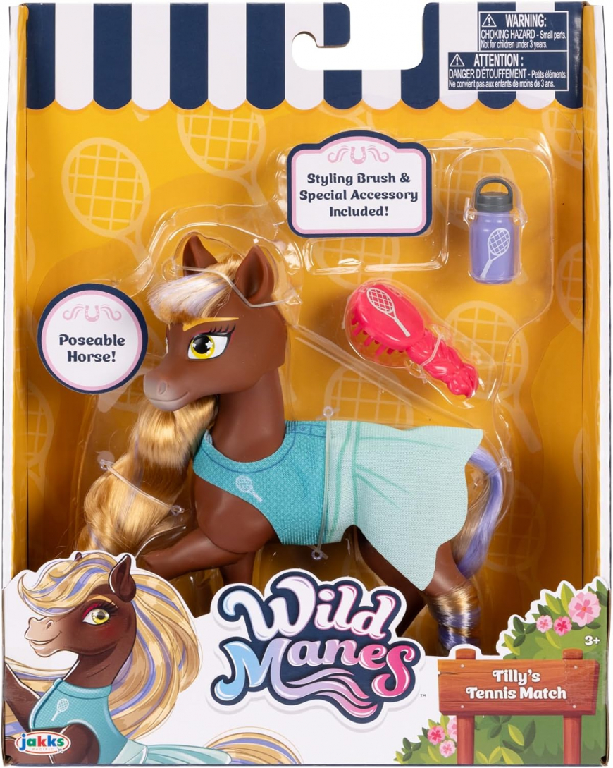 Tilly’s Tennis Match Horse Doll & Finley’s Pool Party Horse Doll pack