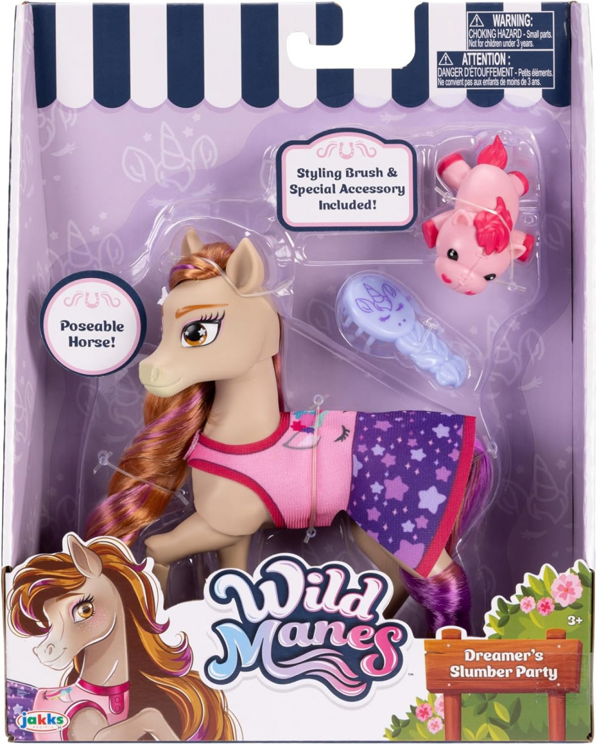 Wild Manes Bridget’s Ballet Horse Doll & Dreamer’s Slumber Party Horse Doll pack