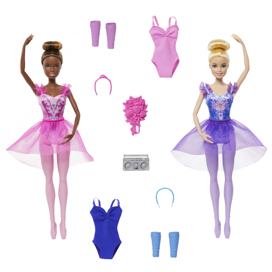 Barbie Ballet Room doll set with 2 dolls