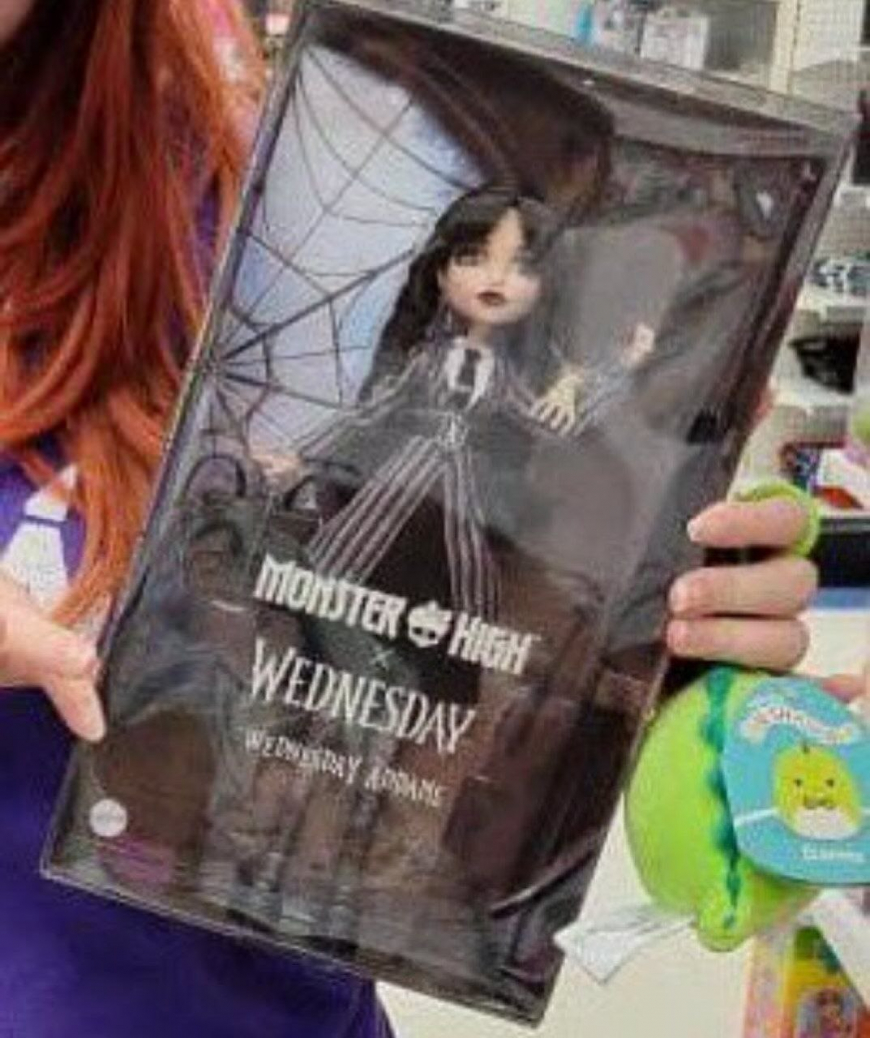 Monster High Wednesday Netflix dolls 2024 Wednesday Addams, Enid Sinclair and Wednesday ball