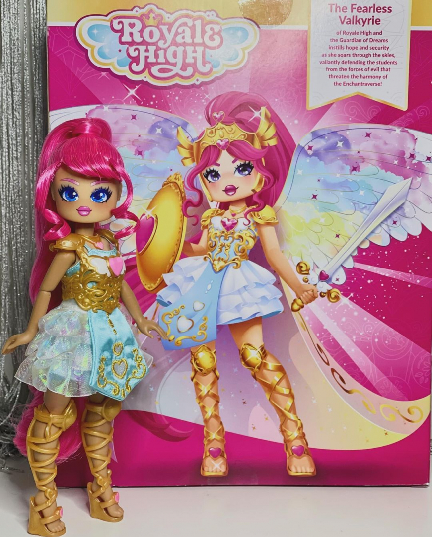 Royale High Valkyrie Special Edition Fashion Doll in real life photos