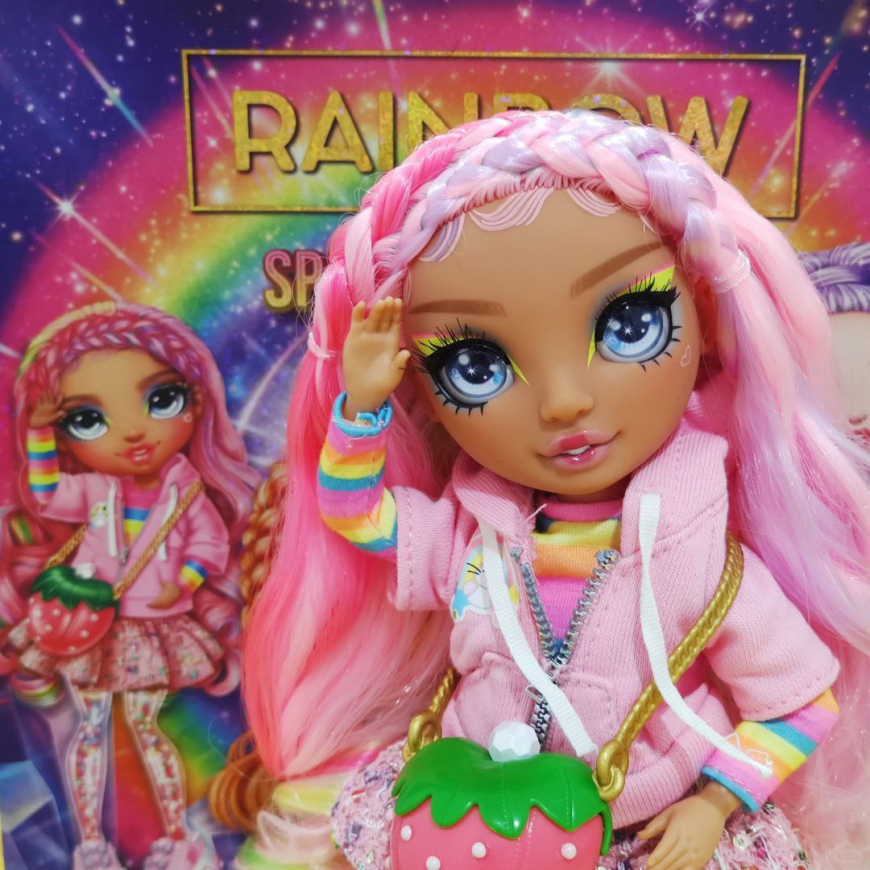 Rainbow High Sparkle & Shine Rosetta doll in real life