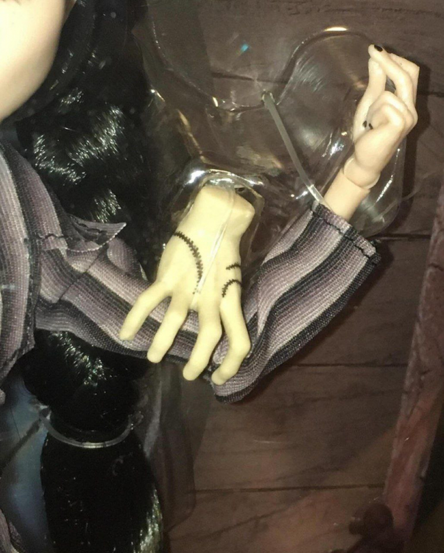 More inn real life photo of Wednesday Monster High doll