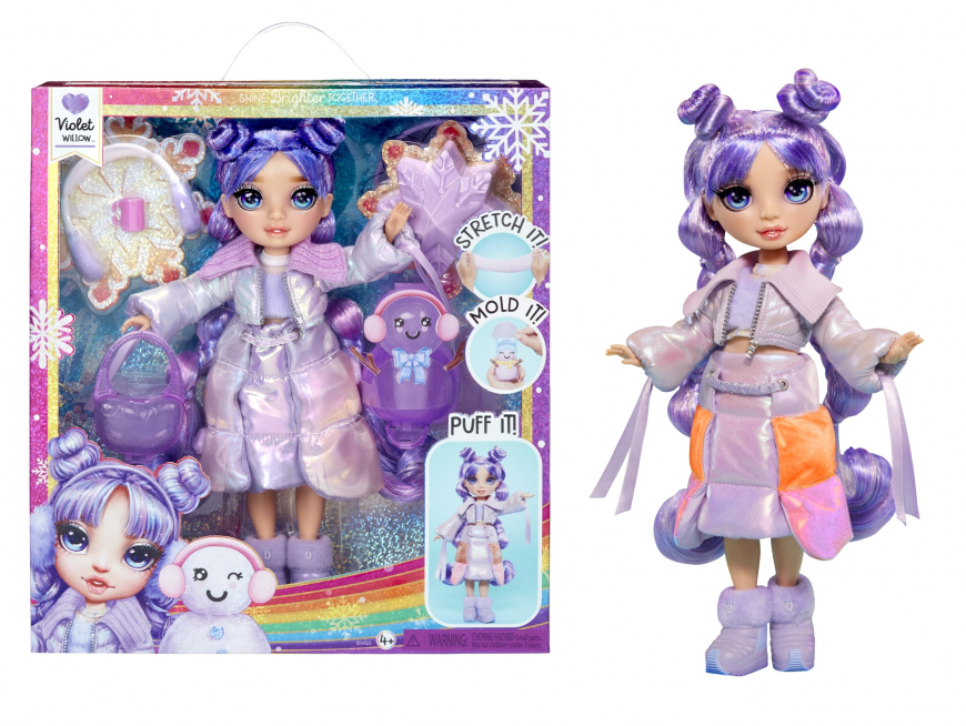 Rainbow High Winter Wonderland Violet doll