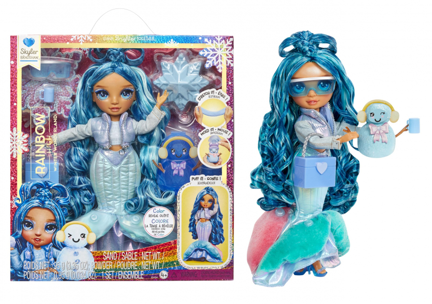 Rainbow High Winter Wonderland Skyler doll