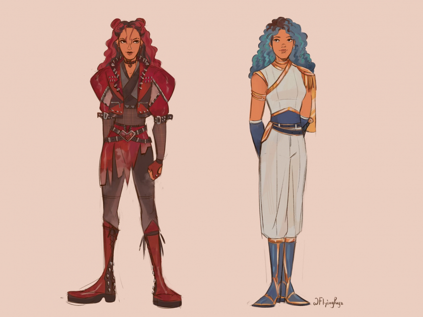 Red and Chloe fanart